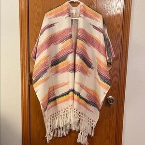 Anthropologie Striped Shawl